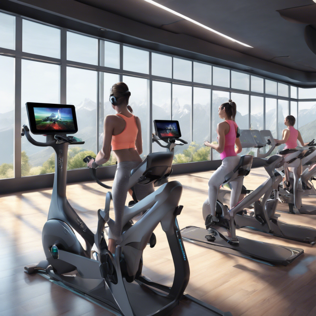 High-Tech Fitness Gym